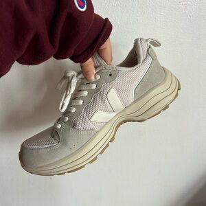 Stylish Beige Veja Sneakers for Women